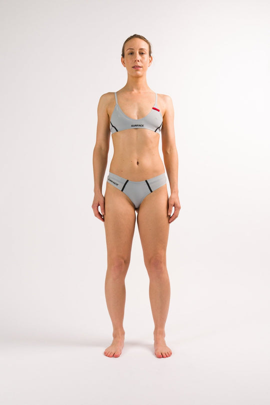 Mist Grey Triangle Bikini Top 04 Full Length