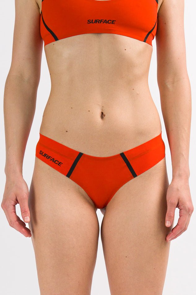 Coast Red Sport Bikini Bottoms 02 Front