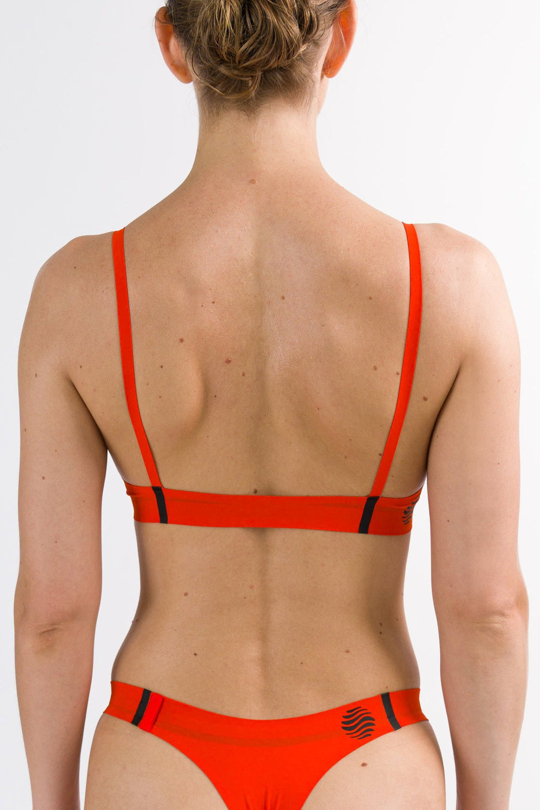 Coast Red Triangle Bikini Top 03 Back