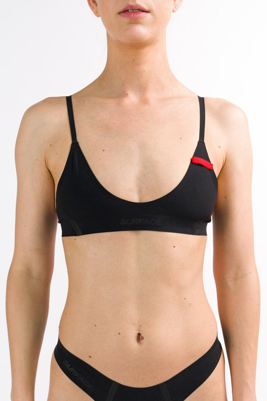 Twilight Black Triangle Bikini Top 02 Front